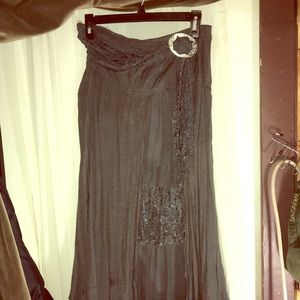 Gypsy skirt. Long layered